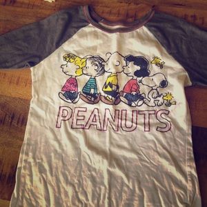 Long sleeve kids peanuts shirt